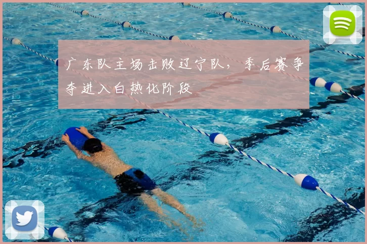 广东队主场击败辽宁队,季后赛争夺进入白热化阶段